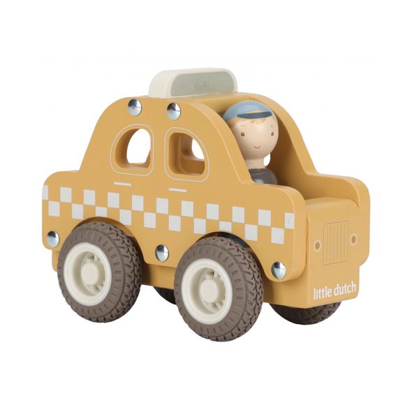 LITTLE DUTCH TAXI AUTO DŘEVĚNÉ - LITTLE DUTCH - PRO DĚTI