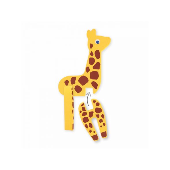 LUDI PUZZLE PĚNOVÉ 3D ZVÍŘÁTKA - VKLÁDÁNÍ TVARŮ - PRO DĚTI