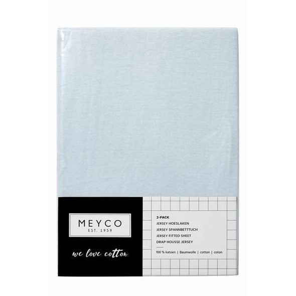 MEYCO ŽERZEJOVÉ PROSTĚRADLO 70X140/150 - LIGHT BLUE - PROSTĚRADLA - SPINKÁNÍ
