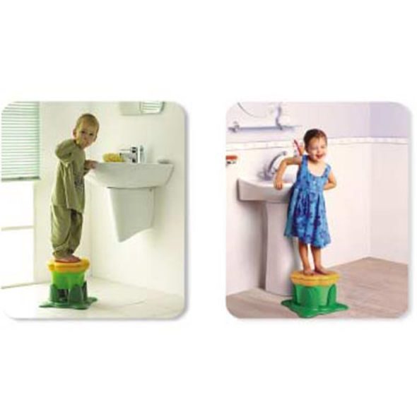 KIDS KIT VÝŠKOVĚ NASTAVITELNÁ STOLIČKA - STUPÁTKA K UMYVADLU A WC - KOUPÁNÍ A ZDRAVÍ