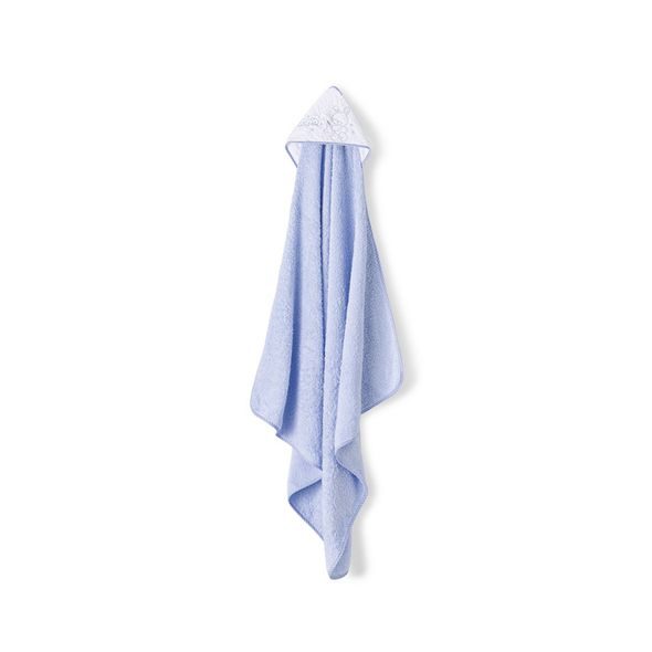 INTERBABY OSUŠKA FROTÉ KRÁLÍČEK BEBE - MODRÁ - OSUŠKY A DĚTSKÉ ŽUPANY - KOUPÁNÍ A ZDRAVÍ