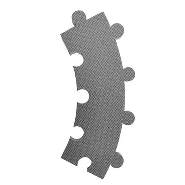 BABYDAN KULATÁ HRACÍ PODLOŽKA PUZZLE/DRÁHA GREY 110CM - HRACÍ PODLOŽKY NA ZEM - SPINKÁNÍ