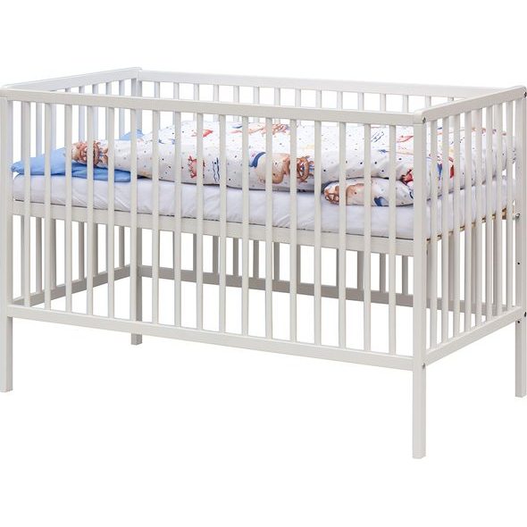 SCARLETT DĚTSKÁ POSTÝLKA S KOMPLETNÍ VÝBAVOU DONETO 120 X 60 CM - DŘEVĚNÉ POSTÝLKY - SPINKÁNÍ