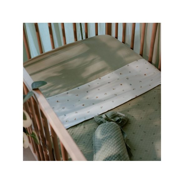 LITTLE DUTCH DEKA 70X100 CM PURE SAGE LEAVES - DĚTSKÉ DEKY PRO MIMINKA - SPINKÁNÍ