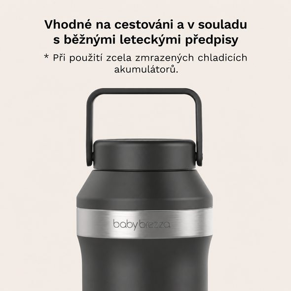 BABY BREZZA BREASTMILK BOTTLE COOLER 300 ML - CHLADICÍ TERMOSKA NA MATEŘSKÉ MLÉKO - USKLADNĚNÍ MATEŘSKÉHO MLÉKA - KRMENÍ