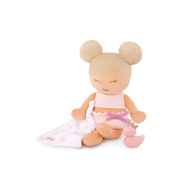 B-TOYS PANENKA PLYŠOVÁ DO VANY LULLA BABY BLONDE HAIR - HRAČKY DO VANY - PRO DĚTI