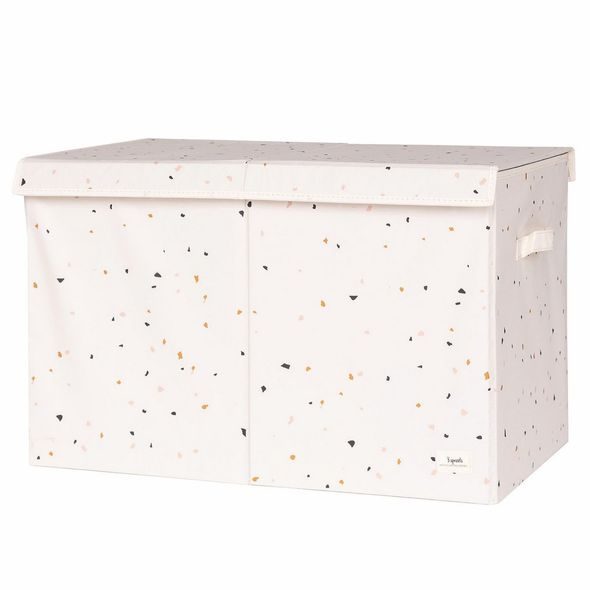 3 SPROUTS TRUHLA NA HRAČKY RECYCLED TERRAZZO/CREAM - BOXY NA HRAČKY - SPINKÁNÍ