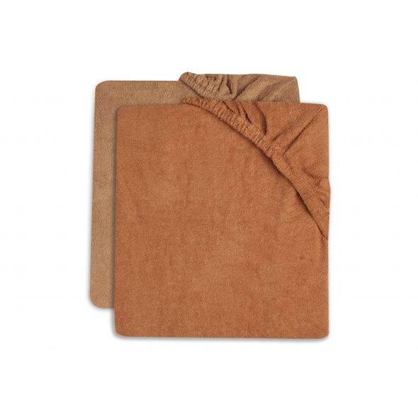 JOLLEIN POTAH NA PŘEBALOVACÍ PODLOŽKU 50X70CM 2 KS FROTÉ CARAMEL/BISCUIT - POTAHY NA PŘEBALOVACÍ PODLOŽKY - PŘEBALOVÁNÍ