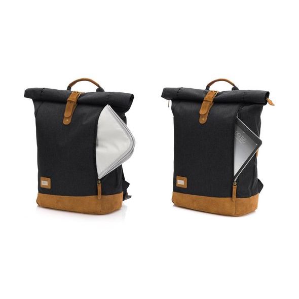 FILLIKID BATOH NA PLENY BERLIN BLACK MELANGE - PŘEBALOVACÍ BATOHY - KOČÁRKY A PŘÍSLUŠENSTVÍ