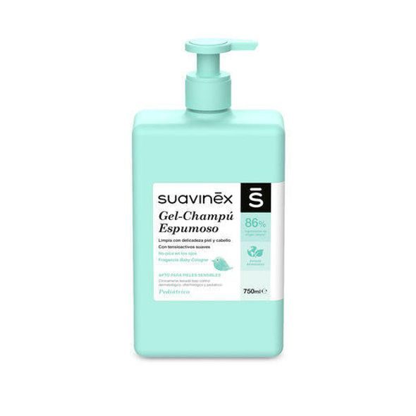 SUAVINEX PĚNOVÝ GEL ŠAMPON 750ML - ŠAMPONY A KOSMETIKA - KOUPÁNÍ A ZDRAVÍ