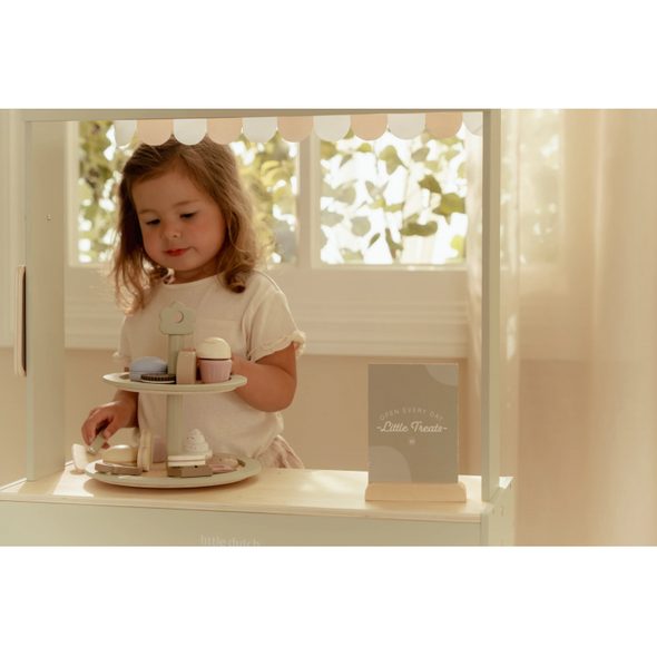 LITTLE DUTCH STOJAN NA CUKROVÍ S DOPLŇKY DŘEVĚNÝ - LITTLE DUTCH - PRO DĚTI