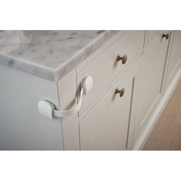 BABY DAN BABYDAN UNIVERZÁLNÍ BEZPEČNOST.UZÁVĚR MULTI PURPOSE LOCK BIO, BÍLÝ, 2KS - BEZPEČNOST DĚTÍ V DOMÁCNOSTI - KOUPÁNÍ A ZDRAVÍ