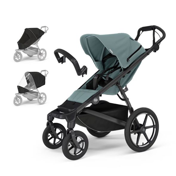 THULE SPORTOVNÍ SADA 4V1 URBAN GLIDE 4-WHEEL + PŘÍSLUŠENSTVÍ 2024 - SPORTOVNÍ KOČÁRKY - KOČÁRKY A PŘÍSLUŠENSTVÍ