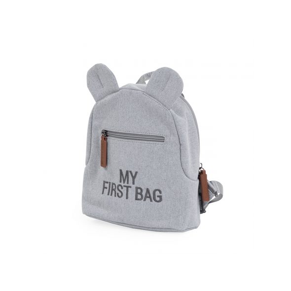 CHILDHOME DĚTSKÝ BATOH MY FIRST BAG CANVAS GREY - BATOHY A TAŠKY - PRO DĚTI