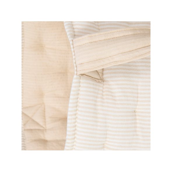 LITTLE DUTCH KOŠÍK TEXTILNÍ OBOUSTRANNÝ EXTRA VELKÝ PURE SOFT BEIGE STRIPE - DEKORACE A POLIČKY - SPINKÁNÍ