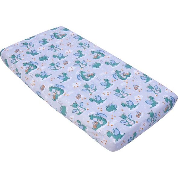 SCARLETT PROSTĚRADLO DO POSTÝLKY SCARLETT DINO TYRKYSOVÁ 120X60CM - PROSTĚRADLA - SPINKÁNÍ