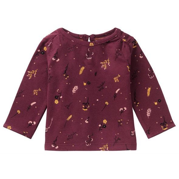 NOPPIES LONGSLEEVE KINROSS BURGUNDY - TRIČKA KRÁTKÝ / DLOUHÝ RUKÁV - PRO DĚTI