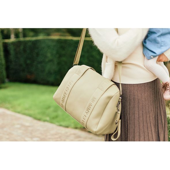 CHILDHOME PŘEBALOVACÍ TAŠKA MOMMY CLUB SIGNATURE VEGAN LEATHER GREEN - PŘEBALOVACÍ TAŠKY - KOČÁRKY A PŘÍSLUŠENSTVÍ