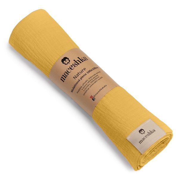 MACESHKA MUŠELÍNOVÁ PLENA NATURE - ZAVINOVACÍ PLENY / OSUŠKY VELKÉ - PŘEBALOVÁNÍ