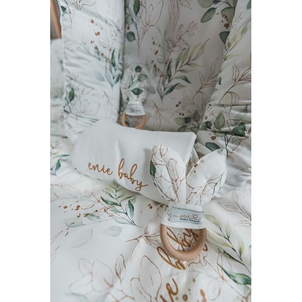ENIE BABY MANTINEL SATINE GOLDEN LEAVES - MANTINELY - SPINKÁNÍ