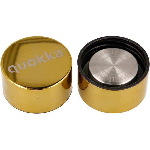 QUOKKA NEREZOVÁ TERMOLÁHEV SOLID SLEEK GOLD 630 ML - TERMOOBALY A TERMOSKY - KRMENÍ