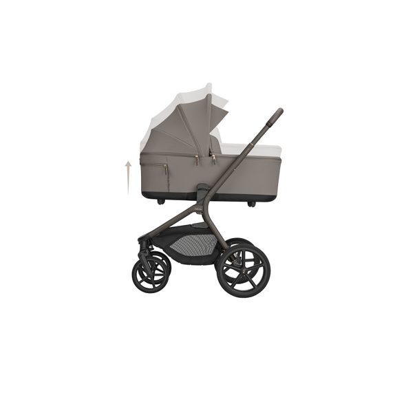 KIKKABOO KOČÁREK 2V1 GOYA PLATINUM MOCCA - DVOJKOMBINACE - KOČÁRKY A PŘÍSLUŠENSTVÍ