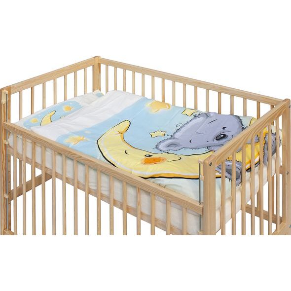 SCARLETT DĚTSKÁ POSTÝLKA S KOMPLETNÍ VÝBAVOU SCARLETT 120 X 60 CM - MIMAS - DŘEVĚNÉ POSTÝLKY - SPINKÁNÍ