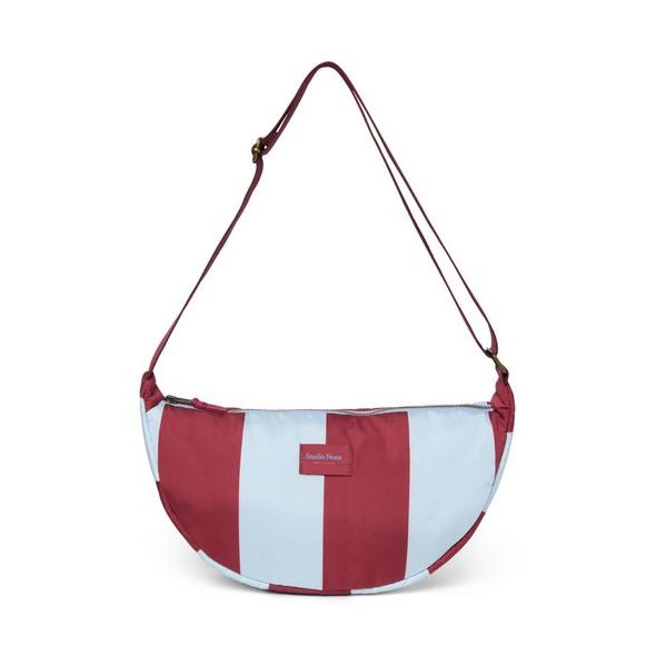 STUDIO NOOS BOLD STRIPE ADULT FANNY KABELKA BORDEAUX LIGNT BLUE - LEDVINKY - KOČÁRKY A PŘÍSLUŠENSTVÍ