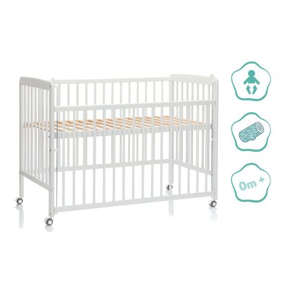 FILLIKID POSTÝLKA NENA WHITE 120X60 CM - DŘEVĚNÉ POSTÝLKY - SPINKÁNÍ