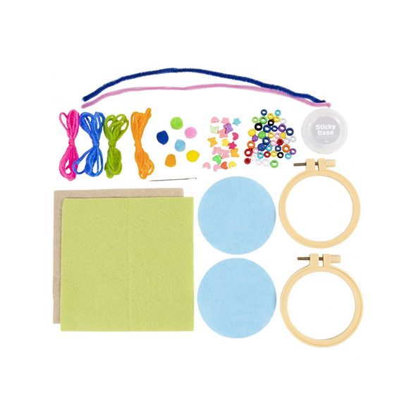 CREATIV COMPANY KREATIVNÍ SADA MINI CRAFT KIT EMBROIDERY IMAGINATION - VÝTVARNÉ POMŮCKY A HRAČKY - PRO DĚTI