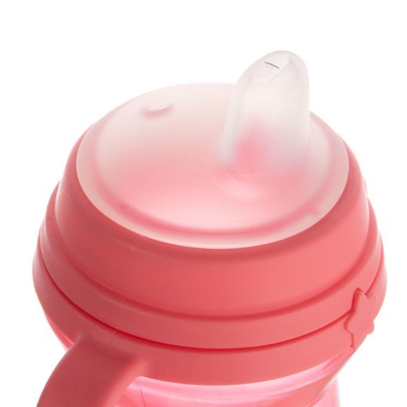 CANPOL BABIES HRNEČEK SE SILIKONOVÝM PÍTKEM FIRSTCUP 150ML RŮŽOVÝ - DĚTSKÉ HRNEČKY - KRMENÍ