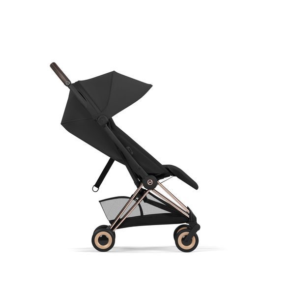 CYBEX COYA COMFORT ROSEGOLD + SKLÁDACÍ KORBA SEPIA BLACK - KOČÁRKY DO LETADLA - KOČÁRKY A PŘÍSLUŠENSTVÍ