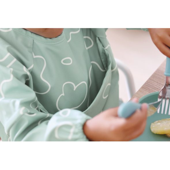 BEABA BRYNDÁK 2V1 S ODNÍMATELNÝMI RUKÁVY SAGE GREEN - BRYNDÁKY - KRMENÍ