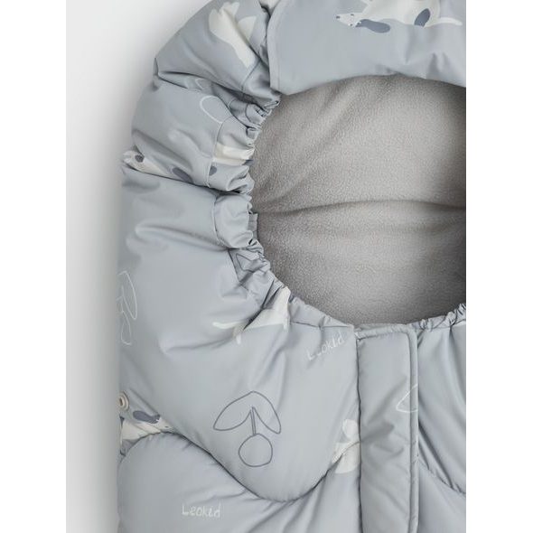 LEOKID FUSAK TRANSFORMER LIGHT GREY WOOF - FUSAKY DO KOČÁRKU - KOČÁRKY A PŘÍSLUŠENSTVÍ
