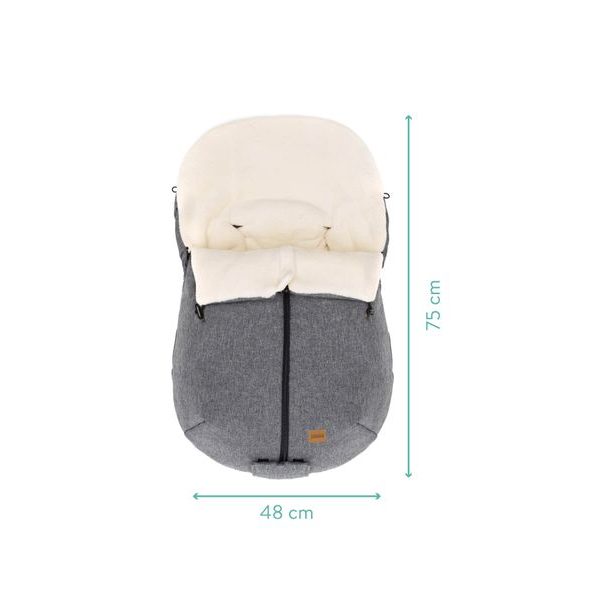 FILLIKID FUSAK ZIMNÍ SELLA GR.0 GREY MELANGE - FUSAKY DO KOČÁRKU - KOČÁRKY A PŘÍSLUŠENSTVÍ