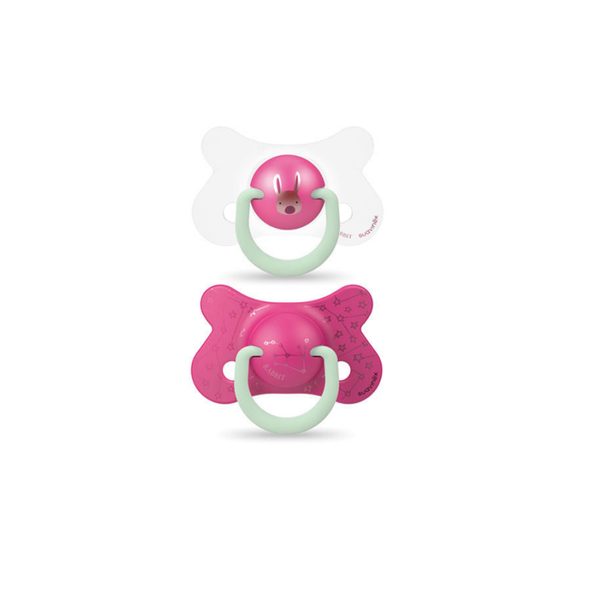 SUAVINÉX ŠIDÍTKO DEN/NOC FYZIOLOGICKÉ SILIKON 18M+ 2KS - ŠIDÍTKA A DOPLŇKY - KRMENÍ