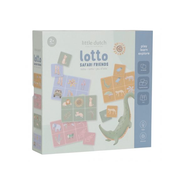 LITTLE DUTCH LOTTO HRA SAFARI FRIENDS - SAFARI FRIENDS - PRO DĚTI