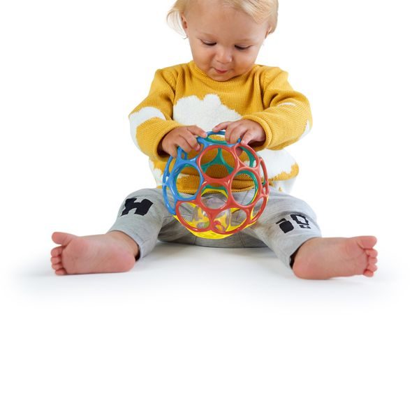 OBALL HRAČKA OBALL™ ROLLER, 6M+ TYRKYSOVÁ - KOUSÁTKA - PRO DĚTI