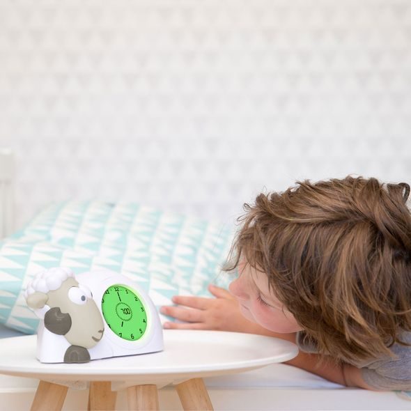 ZAZU OVEČKA SAM HNĚDOŠEDÁ TRÉNINKOVÝ BUDÍK S NOČNÍM SVĚTLEM LIMITOVANÁ EDICE - TRÉNINKOVÉ BUDÍKY - SPINKÁNÍ