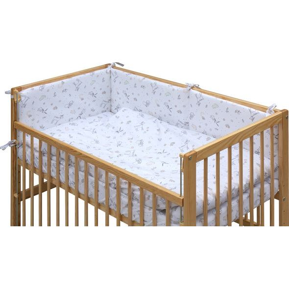 SCARLETT DĚTSKÁ POSTÝLKA S KOMPLETNÍ VÝBAVOU SCARLETT 120 X 60 CM - LUKA - DŘEVĚNÉ POSTÝLKY - SPINKÁNÍ