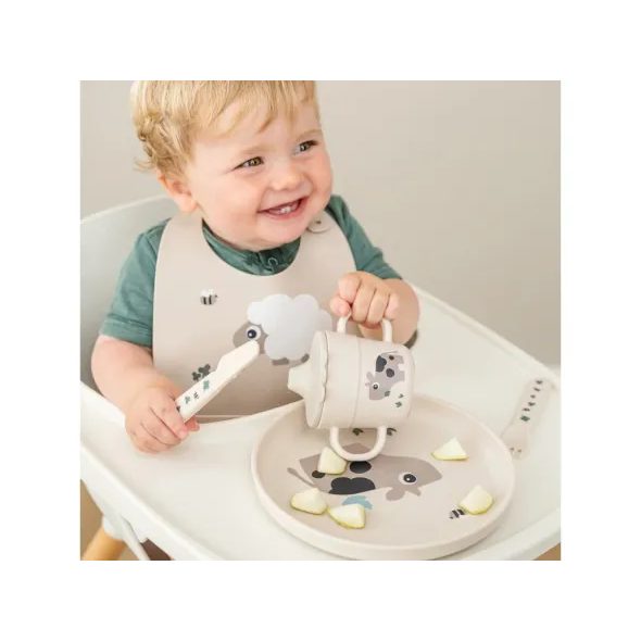 DONE BY DEER FOODIE DĚTSKÝ PŘÍBOR TINY FARM - LŽIČKY A PŘÍBORY - KRMENÍ