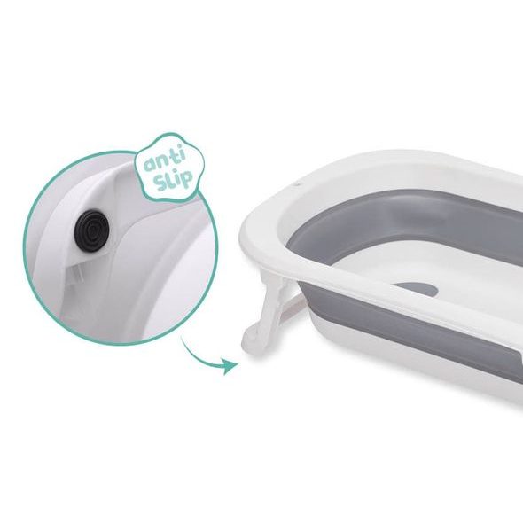 FILLIKID SKLÁDACÍ DĚTSKÁ VANIČKA ORCA GREY-WHITE - VANIČKY PLASTOVÉ - KOUPÁNÍ A ZDRAVÍ