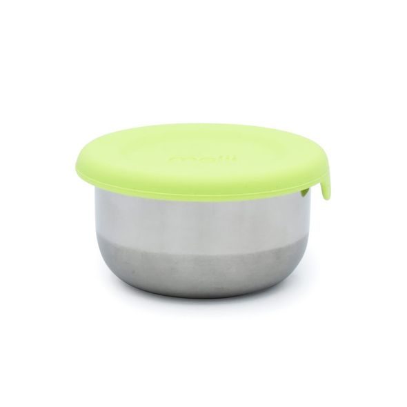 MELII NEREZOVÁ DÓZA 89 ML SE SILIKONOVÝM VÍČKEM 3KS - MODRÁ/ ZELENÁ - USKLADNĚNÍ JÍDLA - KRMENÍ