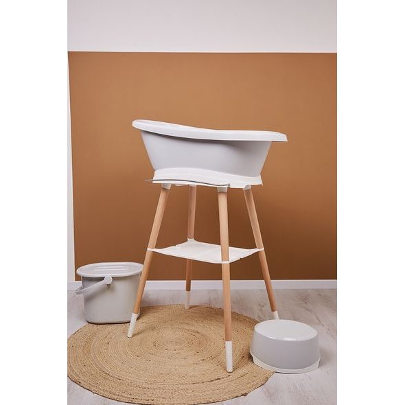 BEBE-JOU DIGITÁLNÍ KOUPACÍ SADA SENSE PLUS 8-DÍLNÁ LIGHT GREY - VANIČKY PLASTOVÉ - KOUPÁNÍ A ZDRAVÍ