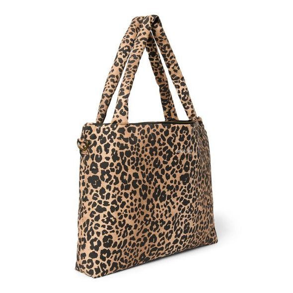 STUDIO NOOS COTTON DIAPER BAG PŘEBALOVACÍ TAŠKA BROWN LEOPARD - PŘEBALOVACÍ TAŠKY - KOČÁRKY A PŘÍSLUŠENSTVÍ