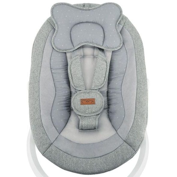 MOMI ELEKTRICKÉ HOUPÁTKO MOMI PEARL ŠEDÉ - LEHÁTKA A HOUPADLA - SPINKÁNÍ