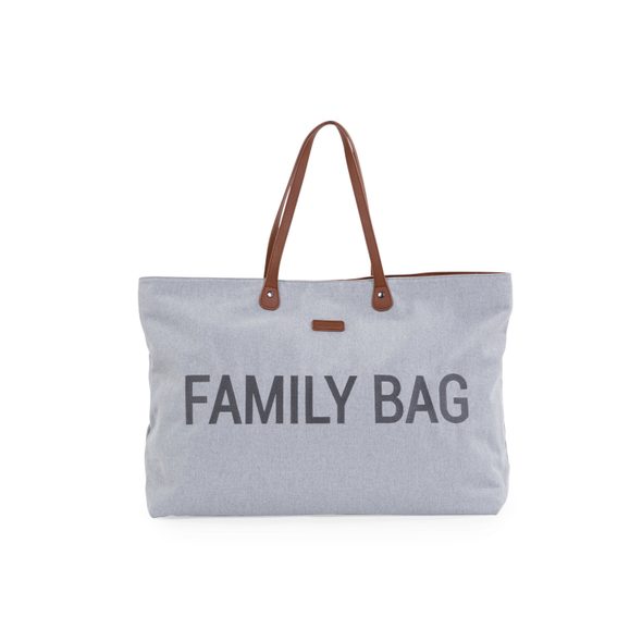 CHILDHOME CESTOVNÍ TAŠKA FAMILY BAG CANVAS GREY - PŘEBALOVACÍ TAŠKY - KOČÁRKY A PŘÍSLUŠENSTVÍ