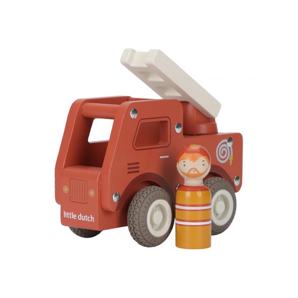 LITTLE DUTCH HASIČSKÉ AUTO DŘEVĚNÉ - LITTLE DUTCH - PRO DĚTI