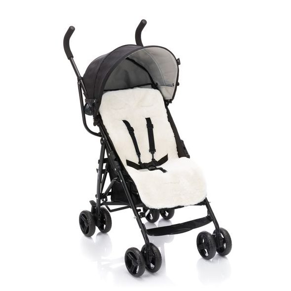 FILLIKID VLOŽKA Z JEHNĚČÍ KOŽEŠINY 75X33,5 CM WHITE - PODLOŽKY DO KOČÁRKU - KOČÁRKY A PŘÍSLUŠENSTVÍ