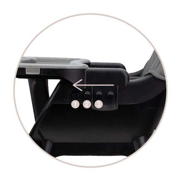 MOMI JÍDELNÍ ŽIDLIČKA JUA ČERNÁ - JÍDELNÍ ŽIDLIČKY PLASTOVÉ - KRMENÍ